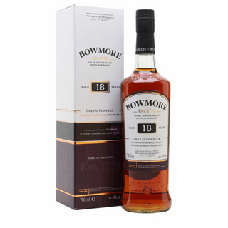 Whisky Bowmore 18 ani 43%, 0.7L