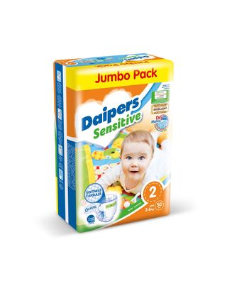 DAIPERS AIR sensitive N2 mini 3-6kg 50 KOM | 5201263822605