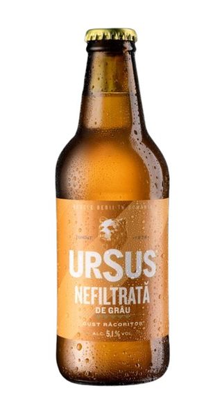 Ursus bere nefiltrata din grau 5.1% alcool 330 ml