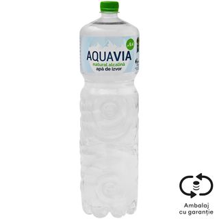 Aquavia, Apa de izvor natural alcalina 1L (ID 69337)