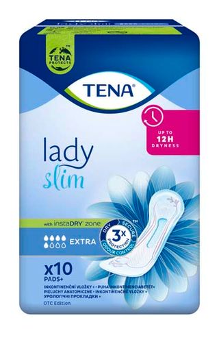 Absorbante pentru incontinenta urinara Tena Lady Slim Extra 10 bucati