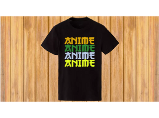 ANIME crna muška majica t-shirt veličina L