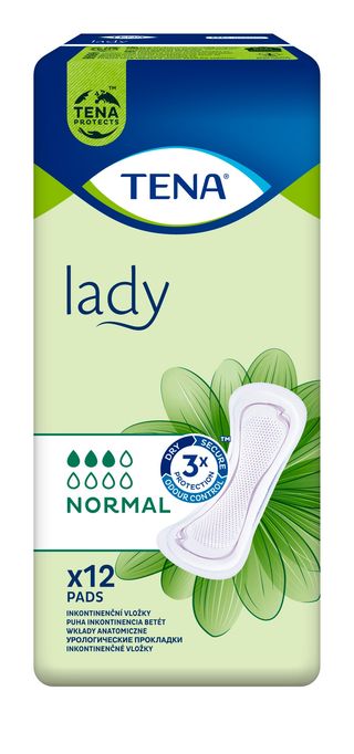 Absorbante pentru incontinenta urinara Tena Lady Normal 12 bucati
