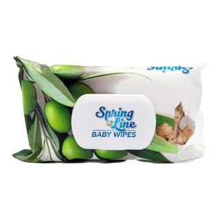 Spring Line servetele pentru bebelusi cu ulei de masline 72buc
