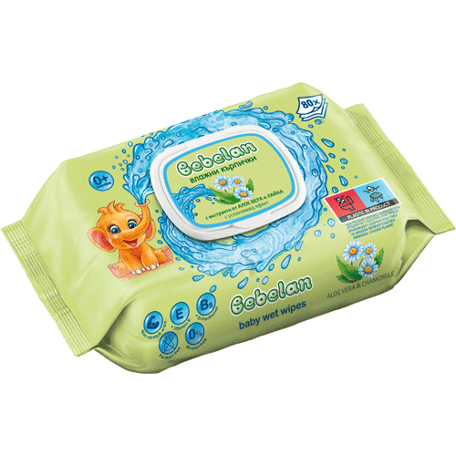 Bebelan Алое вера и Лайка Мокри кърпи
