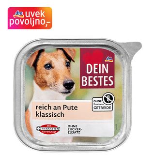 Dein Bestes hrana za pse ćuretina, 150g 1308856