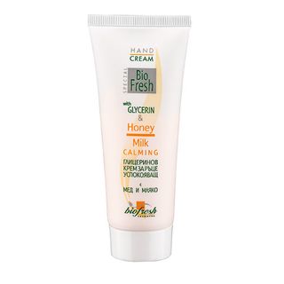 УСПОКОЯВАЩ ГЛИЦЕРИНОВ КРЕМ ЗА РЪЦЕ С МЕД И МЛЯКО BIOFRESH 50 мл / 00081394