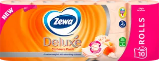 Hârtie igienică Deluxe Piersică 3 straturi, 10 buc