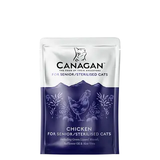 Hrana umeda pentru pisici Canagan Senior Sterilised cu pui 85g
