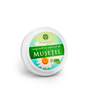 Unguent cu extract de Mușețel (cu extract de mușețel, vaselină, ceară de albini și vitamina E)