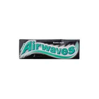 Airwaves žvakaće gume black mint 14mg