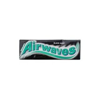 Airwaves žvakaće gume black mint 14mg