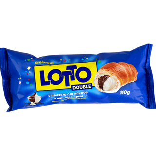 Lotto Кроасан с какаов и ванилов крем 110 ГР / 38942343