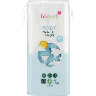 BI GOOD Dischete De Curatare Din Bumbac Pentru Bebelusi 80 Buc