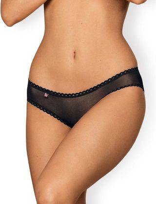 Chiloti dama Obsessive Tricy - Lenjerie Erotica, negru