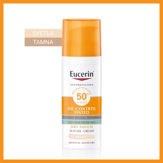 EUCERIN SUN OIL CONTROL F50+ SVETLI 50ML -34692