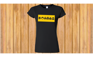 STAR WAR crna ženska majica