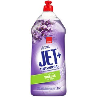 Detergent gel cu otet pentru casa si pardoseli Sano Jet+, cu aroma de lavanda, 1.5 l