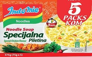 SUPA INSTANT INDOMIE SPECIJALNA PILETINA 5/1 375G
