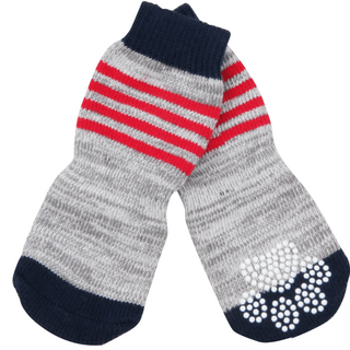 Sosete pentru caini Pawise Anti-Slip Dungi XS 4buc-set