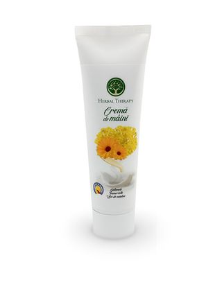 Cremă de mâini cu Gălbenele, Immortelle și Ulei de măsline 100 ml