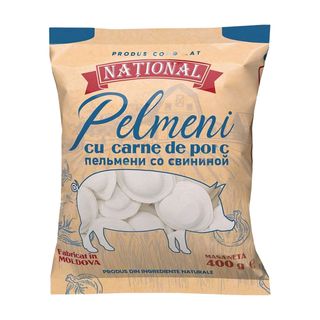 NAȚIONAL Pelmeni cu carne de porc 400g