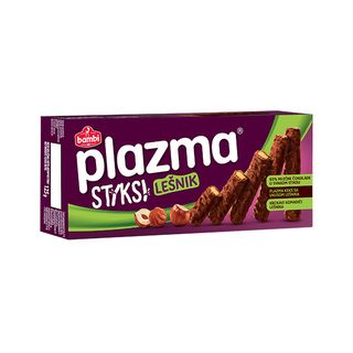 KEKS PRELIVEN MLECNOM COKOLADOM LESNIK PLAZMA STIKSI 125G BAMBI 809632