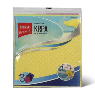 Krpa sunđerasta za domaćinstvo Premia 3 kom