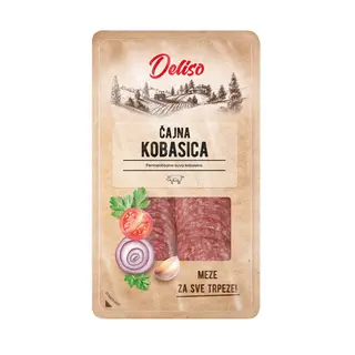 KOBASICA ČAJNA SLAJS 200G DELISO