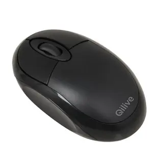 Mouse wireless Qilive 2025, 1200 DPI, negru