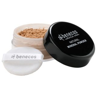 BENECOS MAKE UP natural puder mineral medium beige | 4260198090658