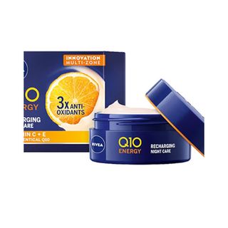 Crema De Noapte Nivea Q10 Energy Cu Efect Energizant, 50 Ml