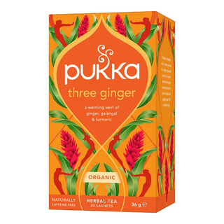 Ceai BIO PUKKA Three Ginger, 20 pliculete