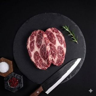 Ceafă mânzat Black Angus, 1 felie, 500g