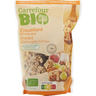 Muesli Crocant Cu Fructe 375G Carrefour Bio