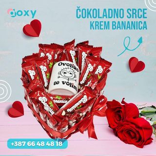 Čoko srce - Krem bananice i Šolja
