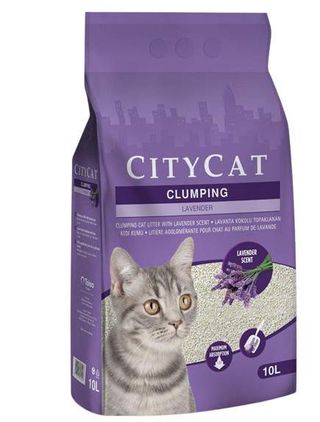City Cat 10L Lavanda klupčajući posip za mačke