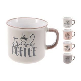 Cana cafea, ceramica, diverse culori, 285 ml