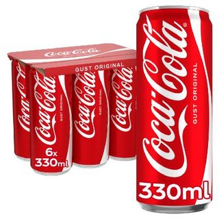 Coca-Cola, Băutură carbogazoasă cola doză 6x330ml
