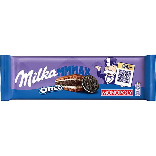 Milka Oreo млечен шоколад с бисквити  300g