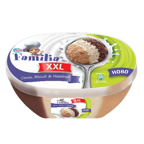 FAMILIA Сладолед какао/бисквити/лещник 433 ГР