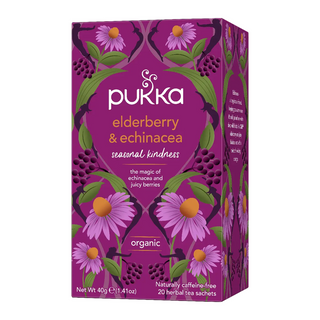 Ceai BIO PUKKA Elderberry & Echinacea, 20 pliculete