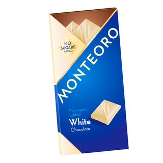 Monteoro Ciocolata alba fara zaharuri fara zaharuri 90g