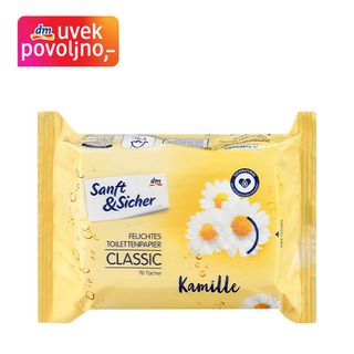 Sanft&Sicher CLASSIC vlažni toaletni papir - kamilica, 70kom