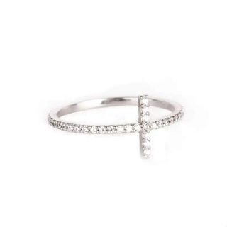 Prsten Krst 18ct (rodinirano)