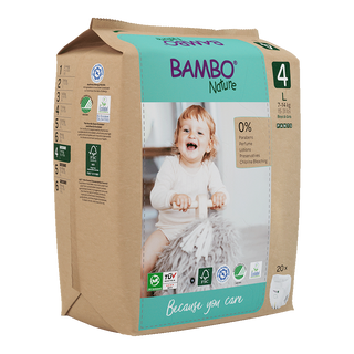 BAMBO NATURE nature pelene gaćice 4 7-14 kg pak papir 20 KOM | 5703538465062