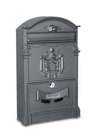 Poštansko sanduče Orhideja 41x26x9 antracit-crna Technomax ORC/GA