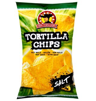 DON FERNANDO Tortilla chipsuri cu sare 200g