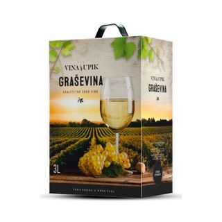 Vupik Graševina B&B bijelo vino 3 l