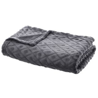 Ćebe flanelsko 125x150cm tamno sivo Atmosphera C Dinterieur 164044L